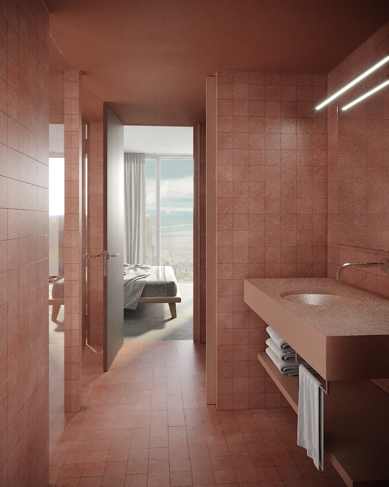 Extended-Stay Hotel for ABAA, Bogota — photograph by Yumi Marti for DE NUTTE STUDIO