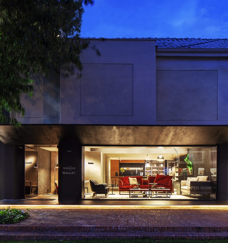 Molteni&C Flagship Store by Schaller, Bogota — photograph by Mateo Pérez for DE NUTTE STUDIO