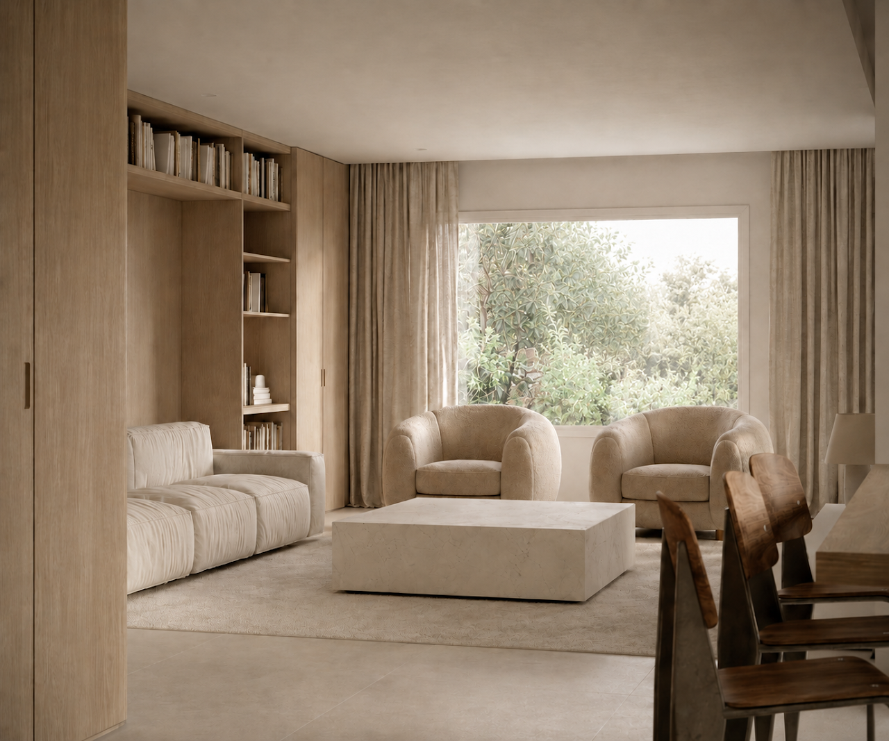 BA Residence I, La Moraleja, Madrid — photograph by Visualizations for DE NUTTE STUDIO