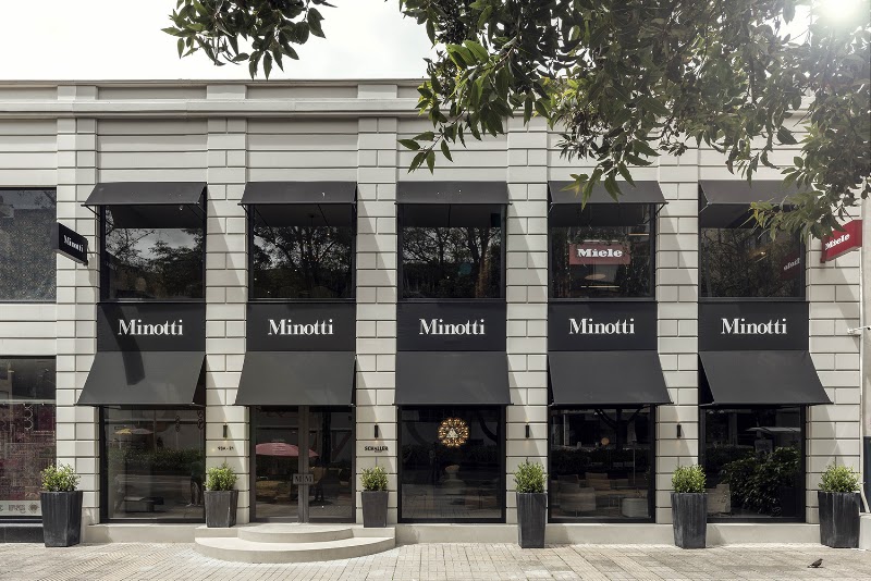 Minotti Flagship by Schaller, Bogota — photograph by Mateo Pérez for DE NUTTE STUDIO